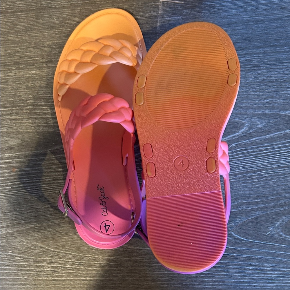 Cat & Jack Braided Pink Sandals